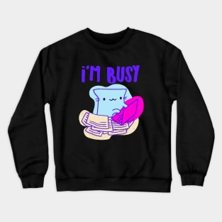 Busy Cat Crewneck Sweatshirt